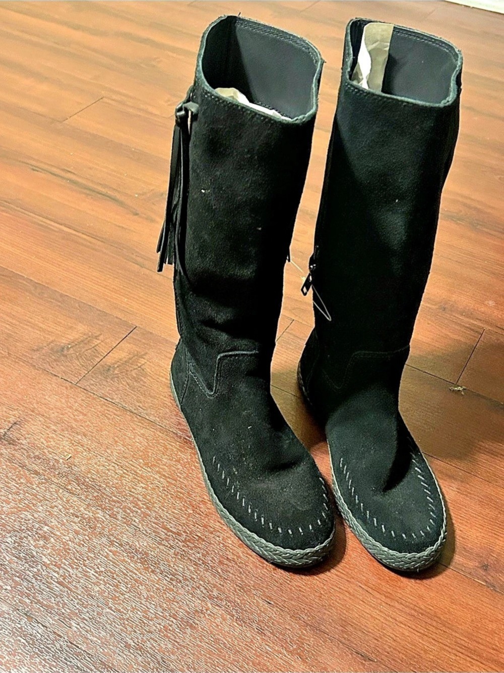 UGG Emerie Black SuedeTall Boot 6